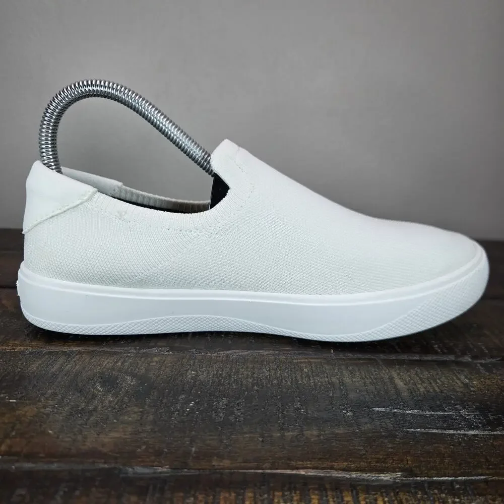 Vessi Boardwalk Slip On Womens Size 7 Waterproof Shoes Sneakers Sail White